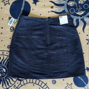 Old Navy zip-up Mini skirt